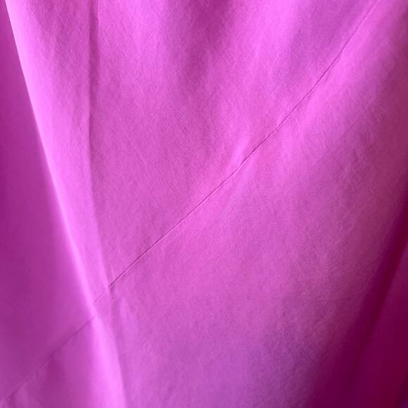 Abercrombie & Fitch High-Neck Column Midi Dress in Orchid Size Large - Picture 12 of 16